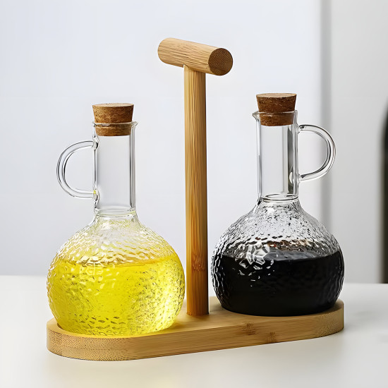 Glass Oil Dispenser - 2 Pcs